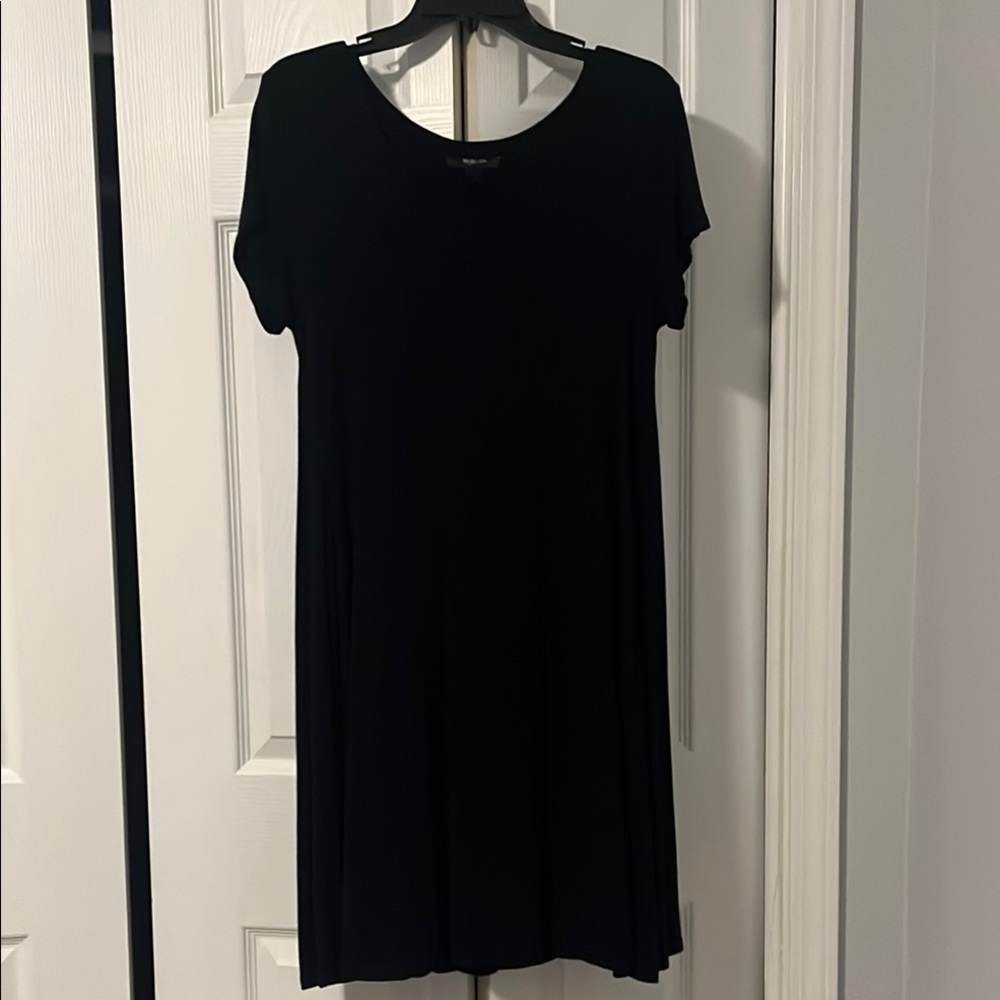 Old Navy Black Midi Dress